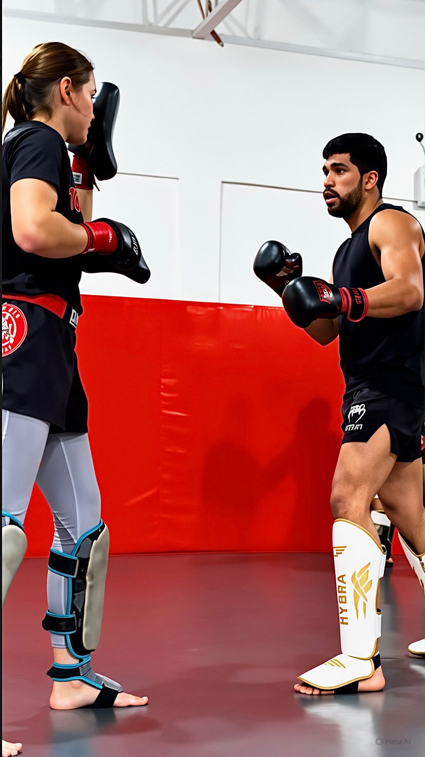 Jamba entrenando en la academia